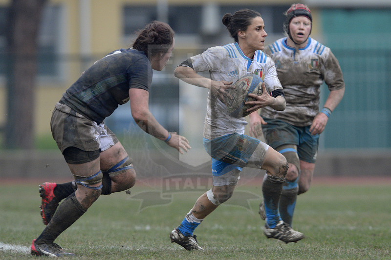 28 Febbraio 2016; Sara Barattin braccata da Karen Dunbar. Women\