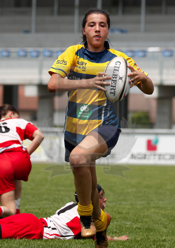 Finali Trofeo Interregionale U16 e Coppa Italia Femminile Seniores Femminile "Trofeo Rebecca Braglia", Calvisano (BS), Pata Stadium, 2-3 Giugno 2018. Una fase dell\
