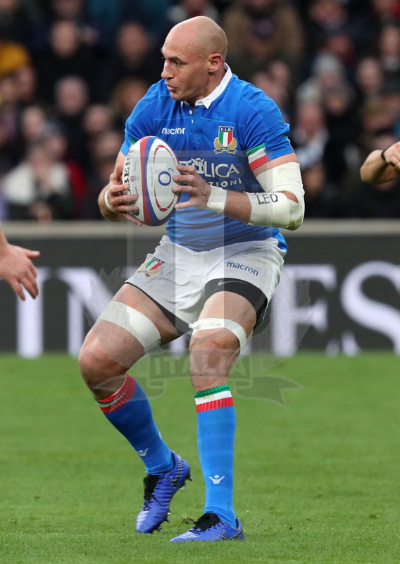 Guinness Sei Nazioni 2019, Round 4, Londra, Twickenham 09/03/2019, Inghilterra v Italia, Sergio Parisse. Foto Daniele Resini/Fotosportit