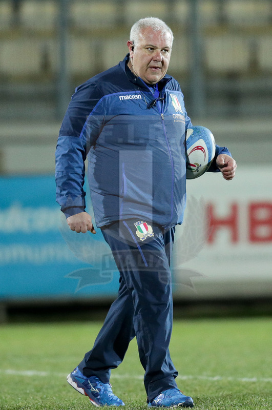 Guinness Sei Nazioni 2019 Donne, Round 3, Parma, Stadio Lanfranchi, 23/02/2019, Italia Donne v Irlanda Donne. Andrea Di Giandomenico durante il warm-up. Foto Roberto Bregani/Fotosportit
