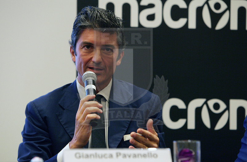 Milano, presentazione del nuovo sponsor tecnico Fir, Milano, NHOW Hotel 03/07/2017, Gianluca Pavanello, ad di Macron. Foto Daniele Resini/Fotosportit