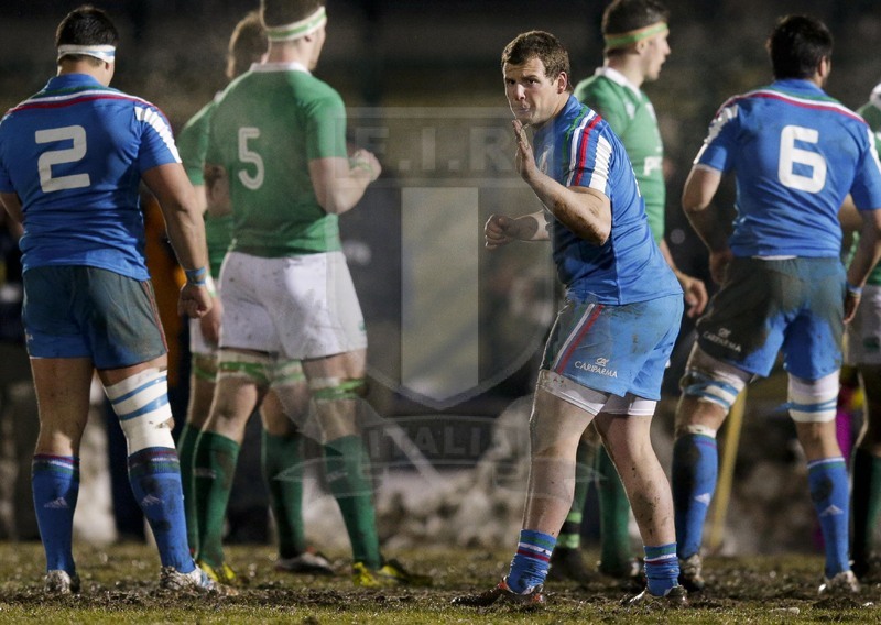 RBS 6 Nazioni U20 2015, Biella, Stadio Pozzo Lamarmora, 6-02-2015, Italia U20 v Irlanda U20.