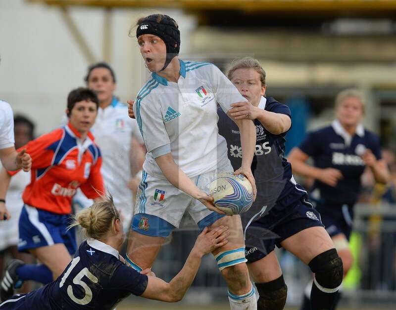 Sei Nazioni Donne 2014, Santa Maria Capua Vetere, stadio Francesco Casino, 23-02-2014, Italia Donne v Scozia Donne. Alice Trevisan, foto: Massimiliano Pratelli