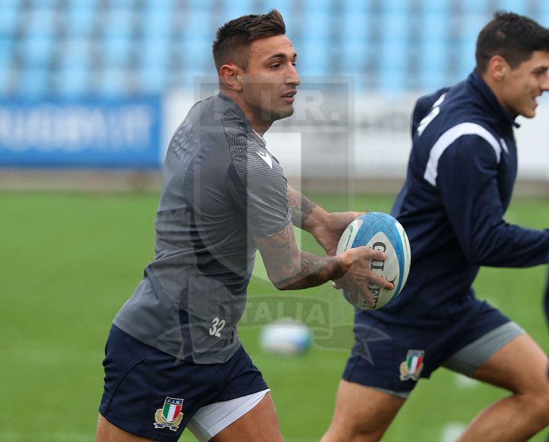 Autumn Nations Series 2021, Parma, Itallia v Uruguay, stadio Lanfranchi, team run della Nazionale Maggiore, Foto Daniele Resinii/Fotosportit