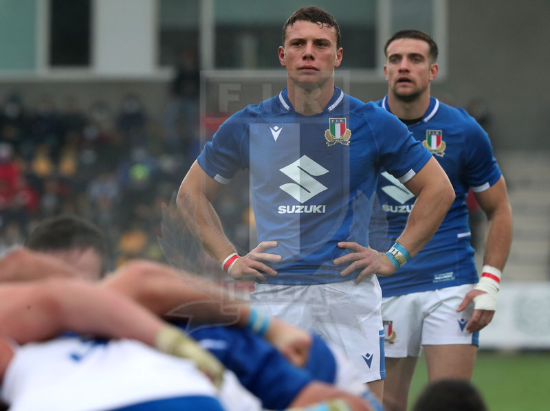 Autumn Nations Series 2021, Parma, stadio Lanfranchi 20/11/2021, Itallia v Uruguay, Paolo Garbisi e Edoardo Padovani. Foto Daniele Resini/Fotosportit