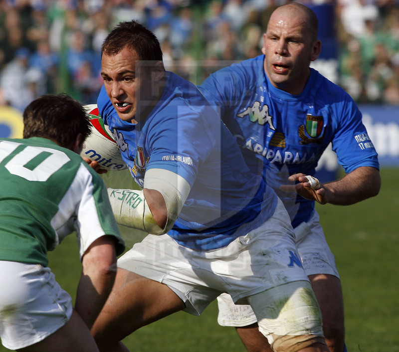 Rbs Sei Nazioni 2007, Roma, stadio Flaminio 17/03/2007, Italia v Irlanda, Sergio Parisse su O\