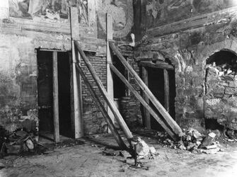 Incendio della sagrestia inferiore