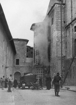 Incendio della sagrestia inferiore