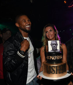Usher Celebrates Album Release Party with Ludacris Lil Jon Lea Michele Wilmer Valderrama and More at 1 OAK Las Vegas Usher Celebrates Album Release Party with Ludacris Lil Jon Lea Michele Wilmer Valderrama and More at 1 OAK Las Vegas