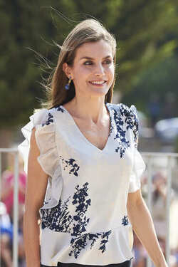 Queen Letizia of Spain Attends The Opening of 2015 2016 Scholarship Course in Almeria