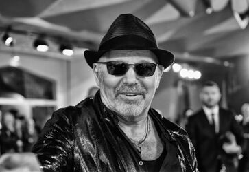 Italian singer Vasco Rossi at the 72nd Venice Film Festival