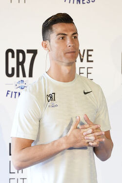 Cristiano Ronaldo presents CR7 Crunch Fitness in Madrid Cristiano Ronaldo presents CR7 Crunch Fitness in Madrid