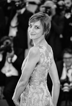 Actress Francesca Inaudi at the 72nd Venice Film Festival