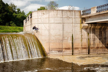 Nikita Martyanov during the production for his movie Way Out 