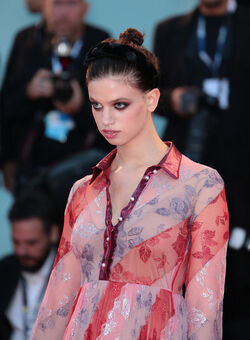 Model and actress Lily McMenamy at the 72nd Venice Film Festival