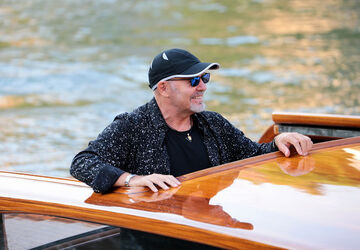 Italian singer Vasco Rossi at the 72nd Venice Film Festival