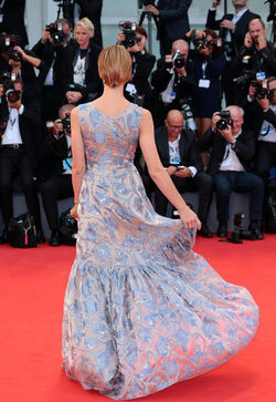 Actress Francesca Inaudi at the 72nd Venice Film Festival