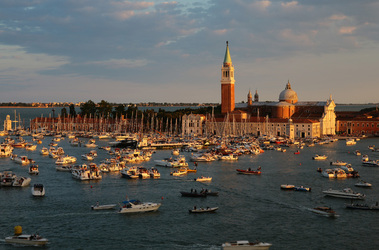 Italy Redentore Feast on 16 July 2016 in Venice Italy