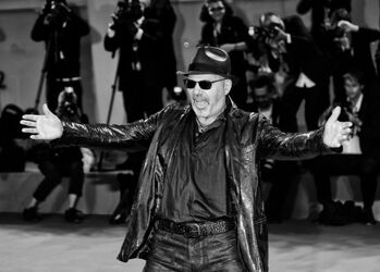 Italian singer Vasco Rossi at the 72nd Venice Film Festival