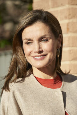 Queen Letizia attends a Meeting with the Board of FEDER