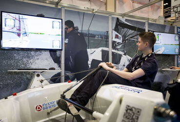 Ab Fab star Joanna Lumley helps kick off the London Boat Show