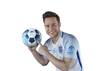 Olly Murs to Receive Fifth Cap for England In Soccer Aid for Unicef Match at Old Trafford in June Olly Murs to Receive Fifth Cap for England In Soccer Aid for Unicef Match at Old Trafford in June