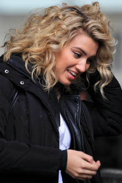 Singer Tori Kelly leaving BBC Radio One studios after promoting her new Unbreakable Smile album and new tour London Singer Tori Kelly leaving BBC Radio One studios after promoting her new Unbreakable Smile album and new tour London