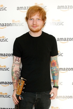 Ed Sheeran performed at Amazon London Offices