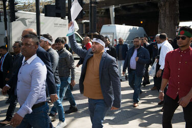 Bangladeshi community protest for a fair government