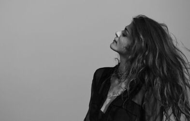 Model and actress Elisa Sednaoui at the 72th Venice Film Festival