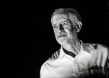 Jeremy Corbyn campaigning in Scotland at the Old Fruitmarket in Glasgow