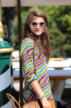 Model and actress Elisa Sednaoui at the 72nd Venice Film Festival