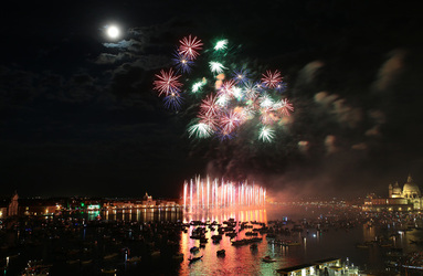 Italy Redentore Feast on 16 July 2016 in Venice Italy