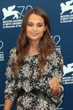 Actress Alicia Vikander at the 72nd Venice Film Festival Actress Alicia Vikander at the 72nd Venice Film Festival