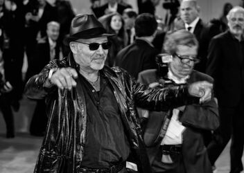 Italian singer Vasco Rossi at the 72nd Venice Film Festival