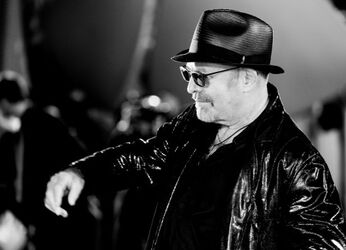 Italian singer Vasco Rossi at the 72nd Venice Film Festival