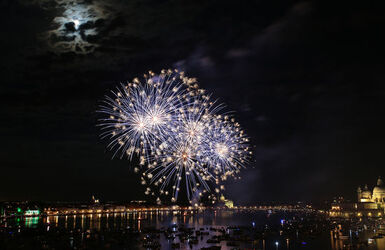 Italy Redentore Feast on 16 July 2016 in Venice Italy