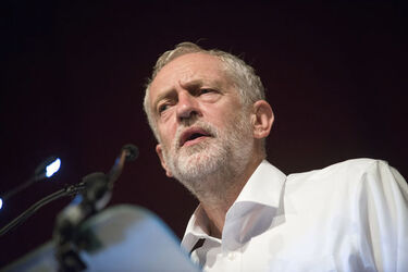 Jeremy Corbyn campaigning in Scotland at the Old Fruitmarket in Glasgow