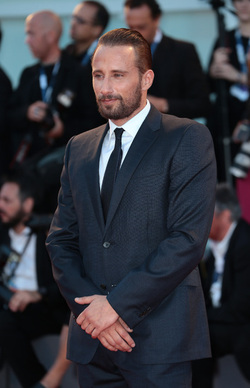 Actor Matthias Schoenaerts at the 72nd Venice Film Festival