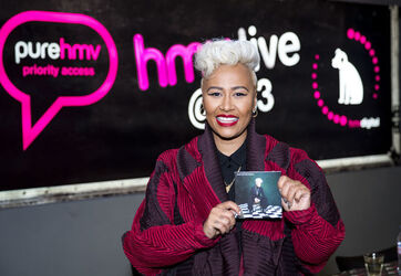 Emeli Sandé performs at the release of her latest album Long Live The Angels at HMV in London Emeli Sandé performs at the release of her latest album Long Live The Angels at HMV in London