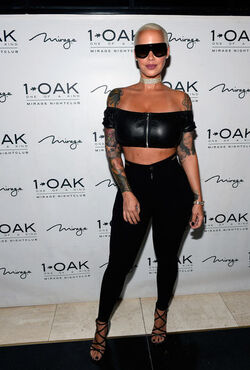 Amber Rose Hosts Night Out at 1 OAK Las Vegas inside The Mirage Hotel Casino