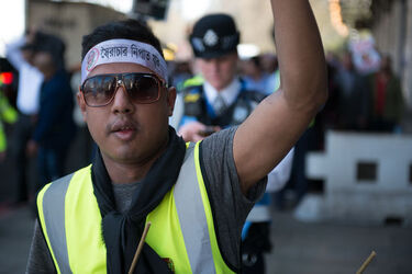 Bangladeshi community protest for a fair government