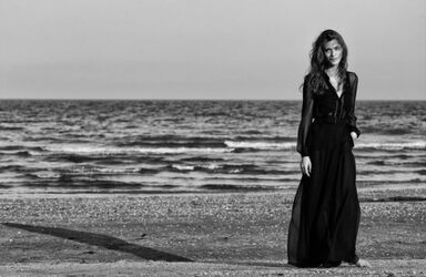 Model and actress Elisa Sednaoui at the 72th Venice Film Festival