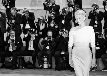 Actress Tilda Swinton at the 72th Venice Film Festival