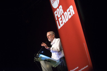 Jeremy Corbyn campaigning in Scotland at the Old Fruitmarket in Glasgow