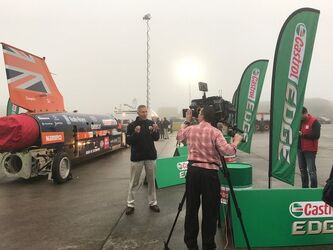 BLOODHOUND SSC Makes First Ever Public Run Reaching 210mph BLOODHOUND SSC Makes First Ever Public Run Reaching 210mph