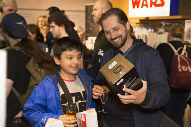 Eager Fans Rush To Buy New Star Wars The Last Jedi Products At Midnight Opening