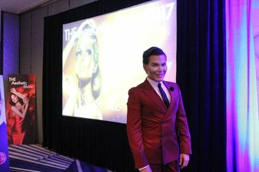 Rodrigo Alves aka Ken Doll wins award at the Aesthetic Academy awards show