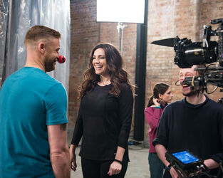 Kelly Brook and Freddie Flintoff Step Up Get Down for Red Nose Day