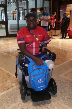 TGA WHILL Ambassador Lamin wins Gold and Silver at 2017 Invictus Games